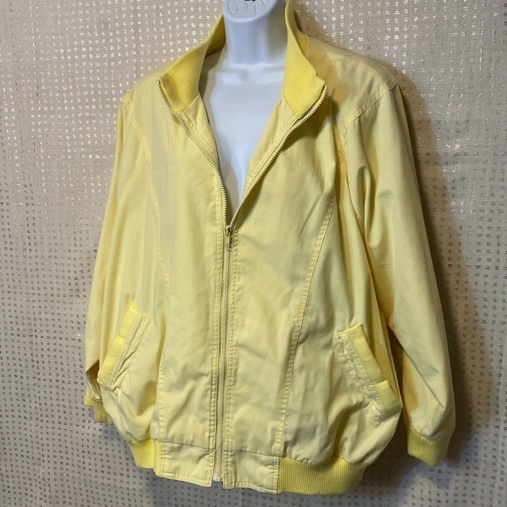 Vintage CBO New York Yellow Zip Up Jacket